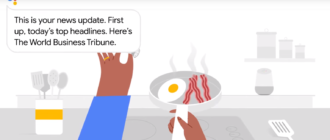 Аудио новостная лента для Google Assistant